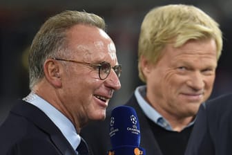 Karl-Heinz Rummenigge und Oliver Kahn: Der FCB-Vorstandschef lobt seinen designierten Nachfolger.