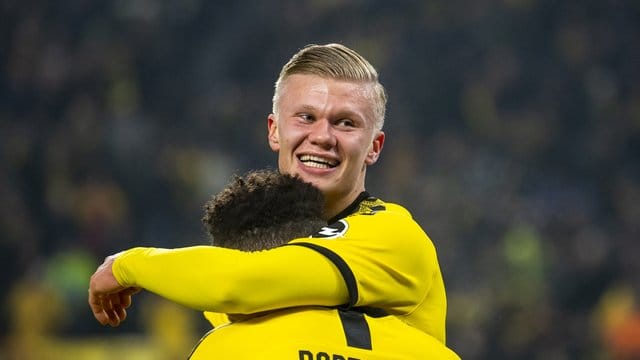 BVB-Stürmer Erling Haaland erzielte in zwei Teilzeit-Einsätzen fünf Tore. BVB-Stürmer Erling Haaland erzielte in zwei Teilzeit-Einsätzen fünf Tore.
