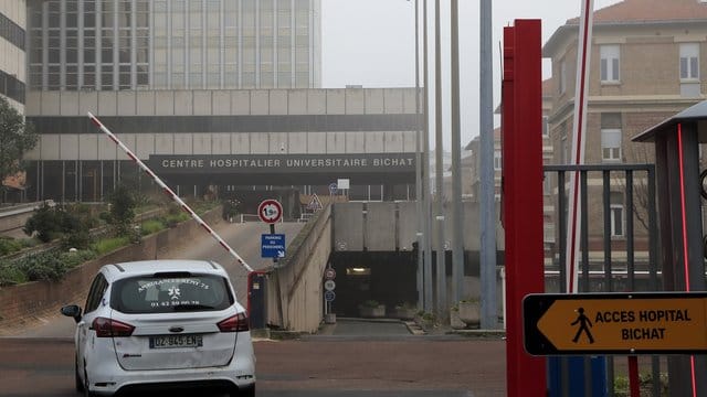 Krankenhaus Bichat in Paris: Als erstes Land in Europa meldete Frankreich drei Patienten mit dem neuen Virus. Krankenhaus Bichat in Paris: Als erstes Land in Europa meldete Frankreich drei Patienten mit dem neuen Virus.