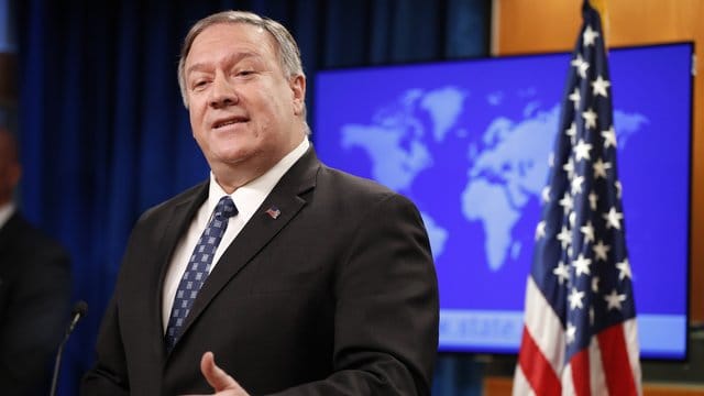 Besucht kurz vor dem Brexit Großbritannien: US-Außenminister Mike Pompeo. Besucht kurz vor dem Brexit Großbritannien: US-Außenminister Mike Pompeo.