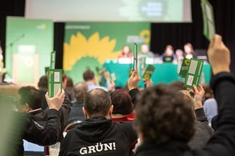 Parteitag der Grünen in Apolda.