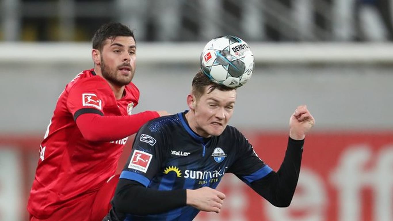 Luca Kilian (r) wird dem SC Paderborn vorerst fehlen.