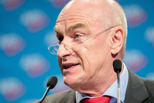 Klaus Fohrmann im Jahr 2017 auf einem Bundesparteitag der AfD.