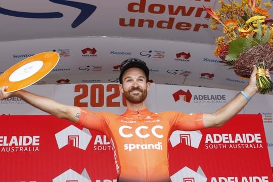 Simon Geschke erreichte in der Gesamtwertung der Tour Down Under das Podium.