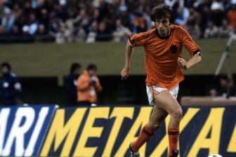 Rob Rensenbrink: Im WM Finale 1978 für die Niederlande.