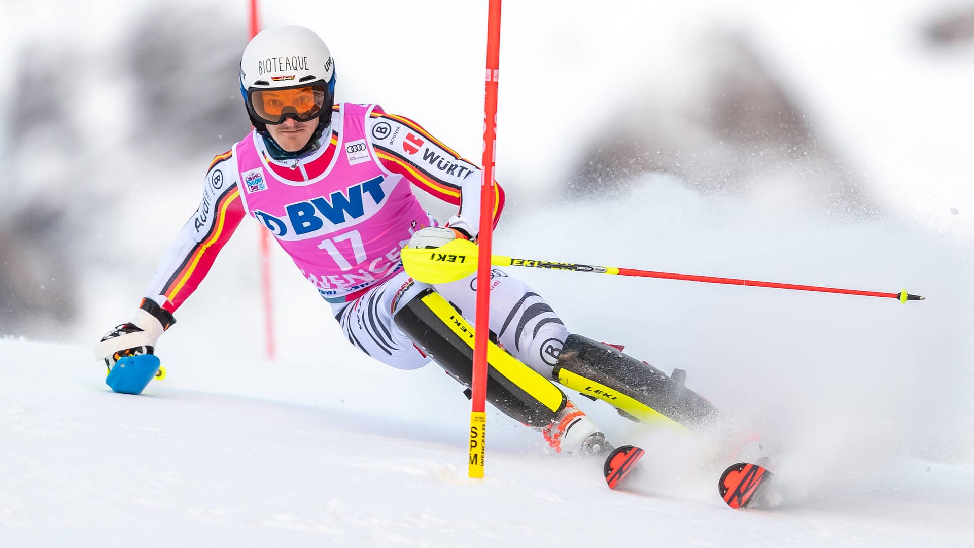 Slalom der Herren auf der Streif: Linus Strasser.