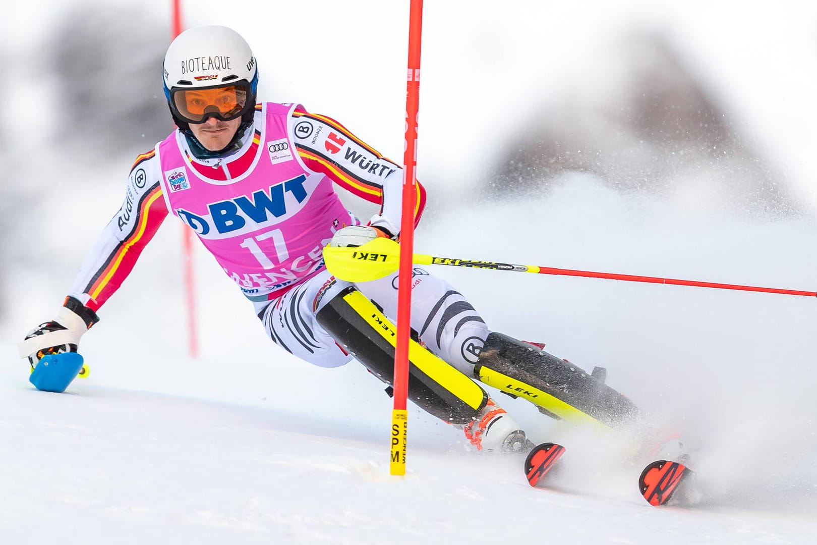 Slalom der Herren auf der Streif: Linus Strasser.