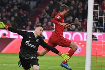 Schalke-Torwart Markus Schubert kassierte fünf Treffer gegen den FC Bayern München.
