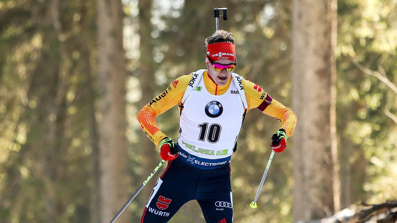 Benedikt Doll: Der Biathlet zeigt sich kurz vor der WM in guter Form.