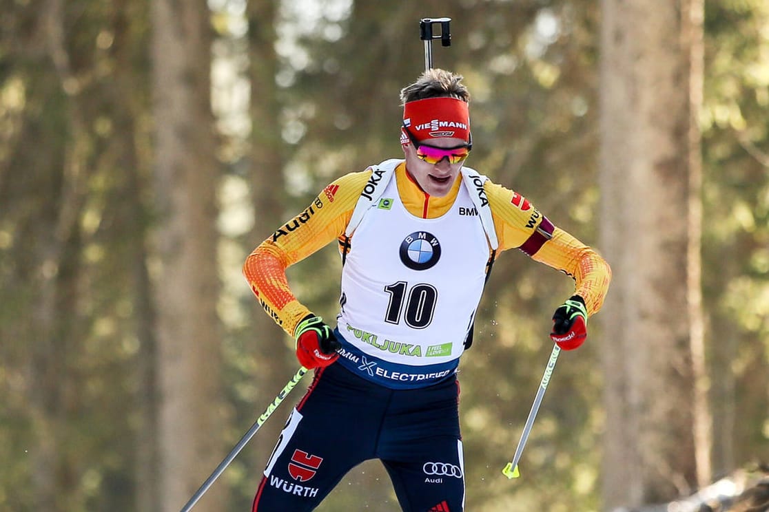 Benedikt Doll: Der Biathlet zeigt sich kurz vor der WM in guter Form.