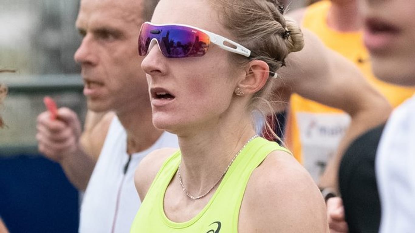 Marathonläuferin Katharina Steinruck hat erneut die Olympia-Norm unterboten.