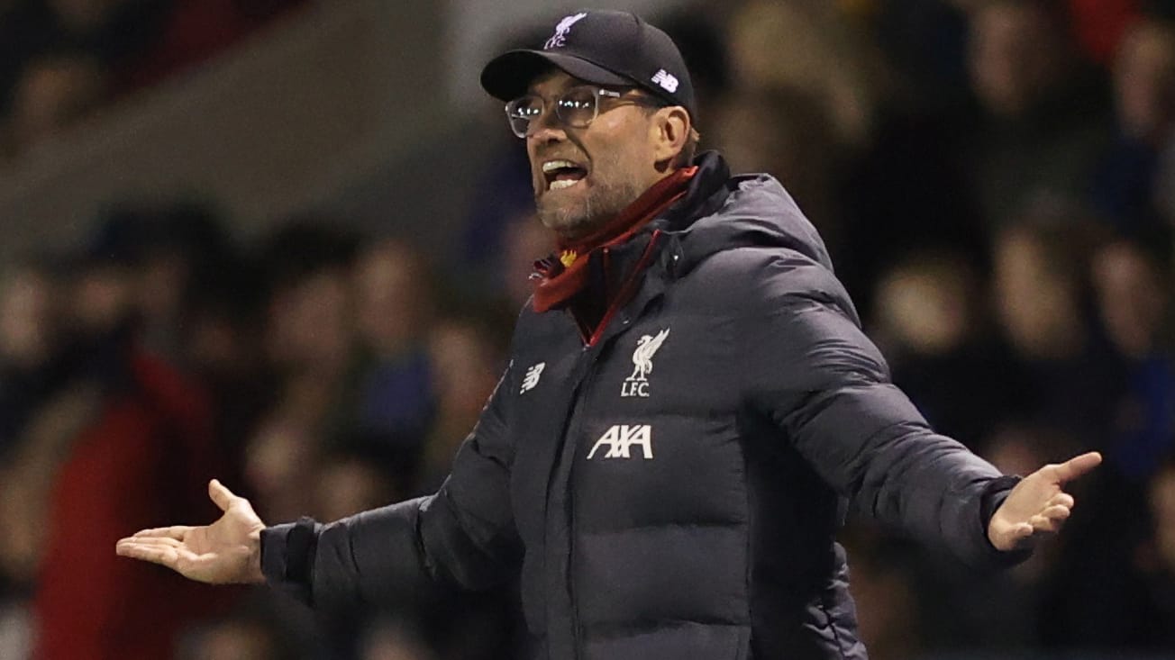 Jürgen Klopp: Die Mannschaft des deutschen Trainers muss im Pokal nachsitzen. Jürgen Klopp: Die Mannschaft des deutschen Trainers muss im Pokal nachsitzen.