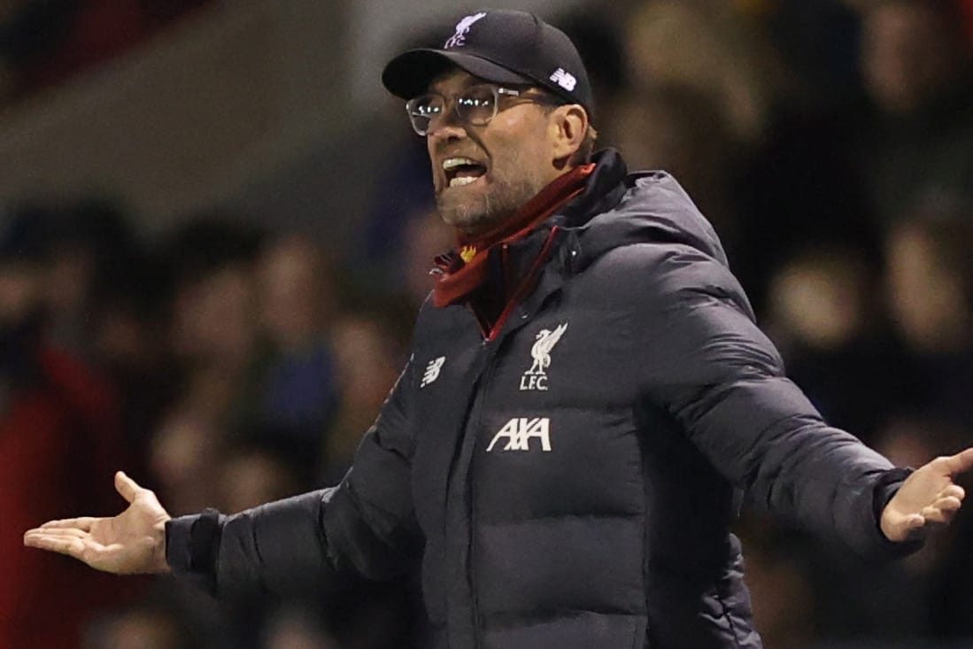 Jürgen Klopp: Die Mannschaft des deutschen Trainers muss im Pokal nachsitzen.