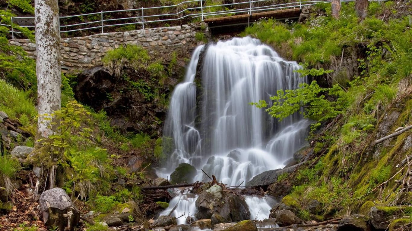Fahler Wasserfall im Schwarzwald: Unweit des Wasserfalls soll ein Wanderer tödlich verunglückt sein.