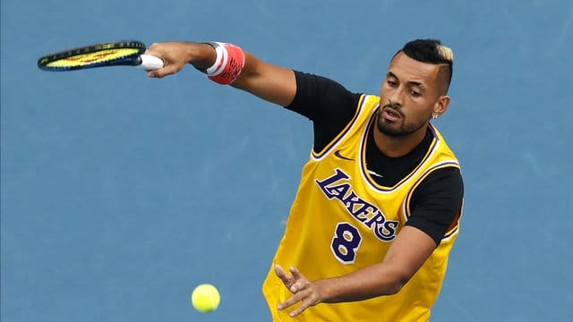 Würdigte bei den Australian Open den verstorbenen Kobe Bryant: Nick Kyrgios.