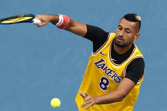 Würdigte bei den Australian Open den verstorbenen Kobe Bryant: Nick Kyrgios.