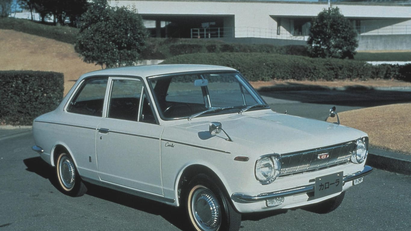 Toyota Corolla: 1966 kam die erste Generation auf den Markt.