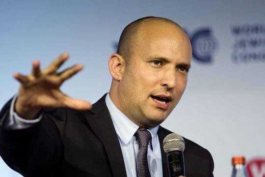 Annektion jetzt: Israels Verteidigungsminister Naftali Bennett spricht von einer "einmaligen Gelegenheit".