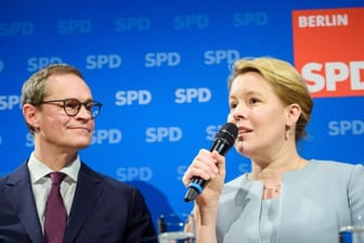 Bundesfamilienministerin Franziska Giffey will Berlins Regierenden Bürgermeister Michael Müller als SPD-Landesvorsitzende beerben.