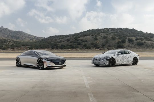 E-Autos: Mercedes arbeitet an einer Serienversion der elektrischen Limousinenstudie EQS.