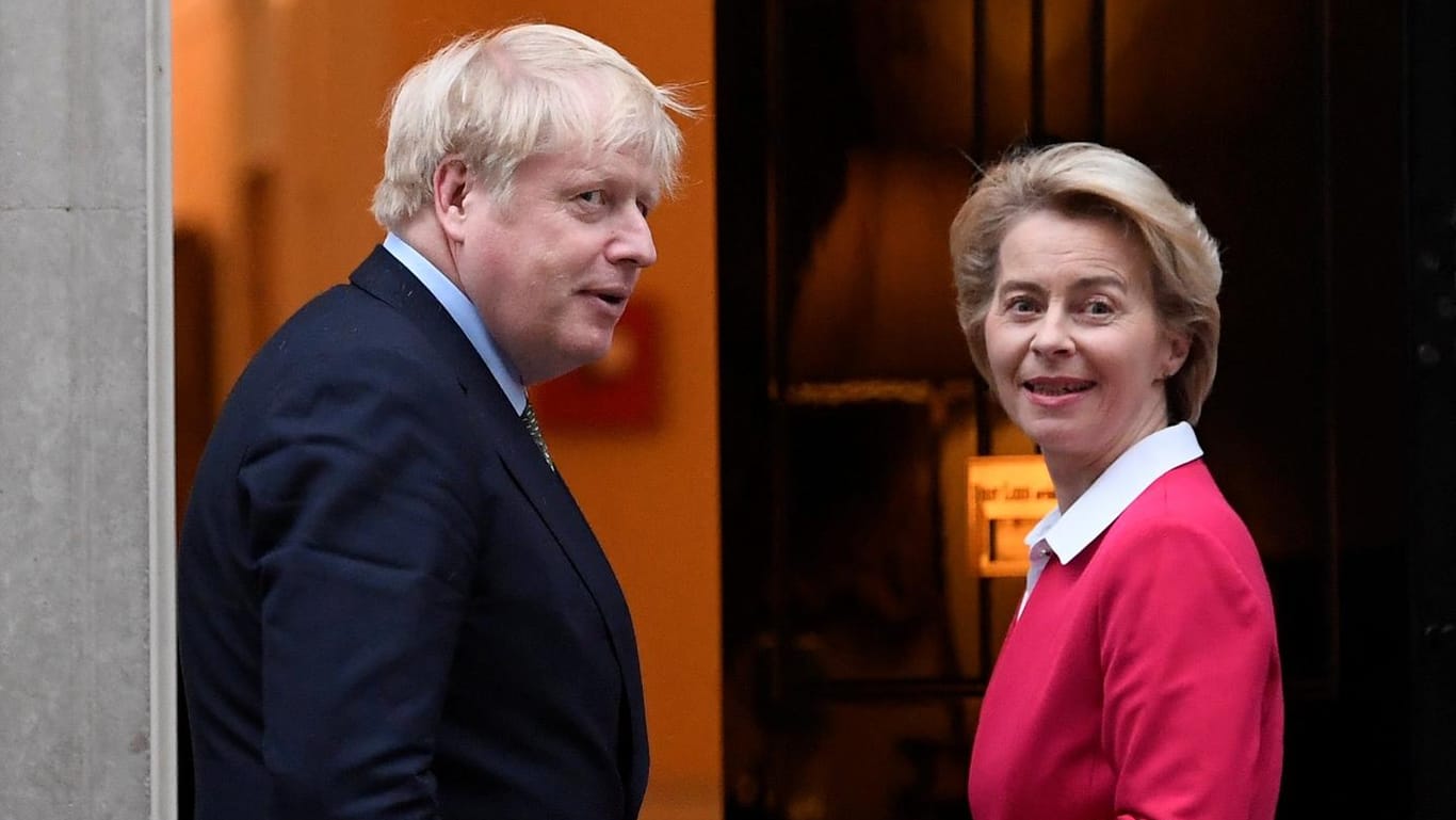 Der britische Premierminister Boris Johnson empfängt die EU-Chefin Ursula von der Leyen in London: Den beiden stehen bis zum Ende des Jahres harte Verhandlungen bevor.