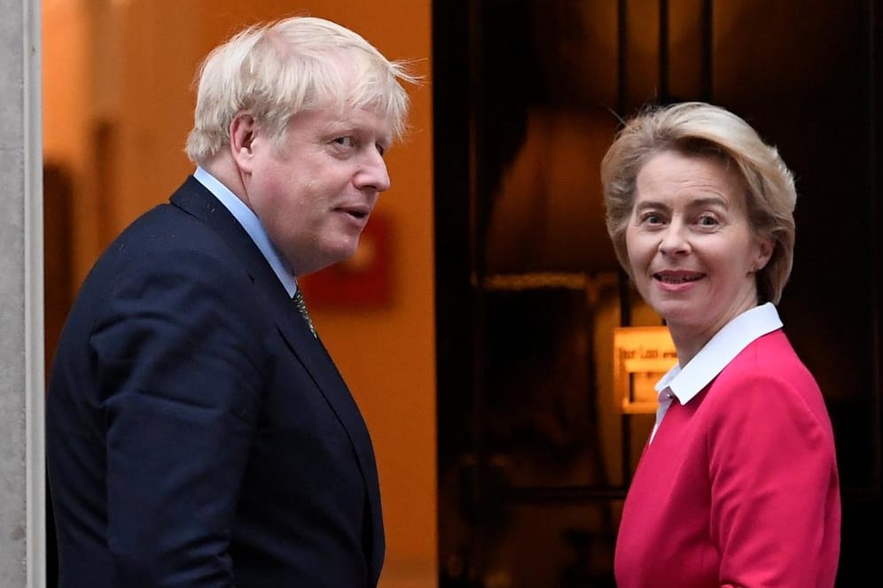 Der britische Premierminister Boris Johnson empfängt die EU-Chefin Ursula von der Leyen in London: Den beiden stehen bis zum Ende des Jahres harte Verhandlungen bevor.