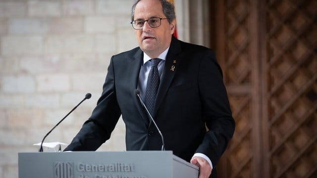 Der katalanische Regionalpräsident Torra hat mit der Ankündigung von Neuwahlen auf eine Regierungskrise in der spanischen Konfliktregion reagiert. Der katalanische Regionalpräsident Torra hat mit der Ankündigung von Neuwahlen auf eine Regierungskrise in der spanischen Konfliktregion reagiert.