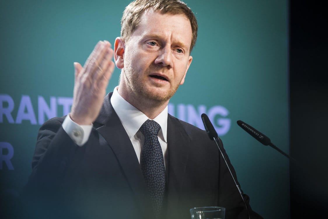Michael Kretschmer, Ministerpräsident von Sachsen (CDU): Sachsen sei trotz Problemen "ein anständiges Land".