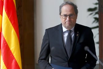 Quim Torra, der Präsident der Regionalregierung in Katalonien: Der Politiker steht für einen separatistischen Kurs.