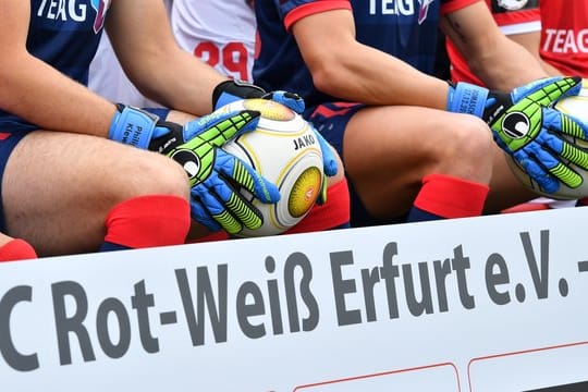 Stellt den Spielbetrieb ein: FC Rot-Weiß Erfurt.
