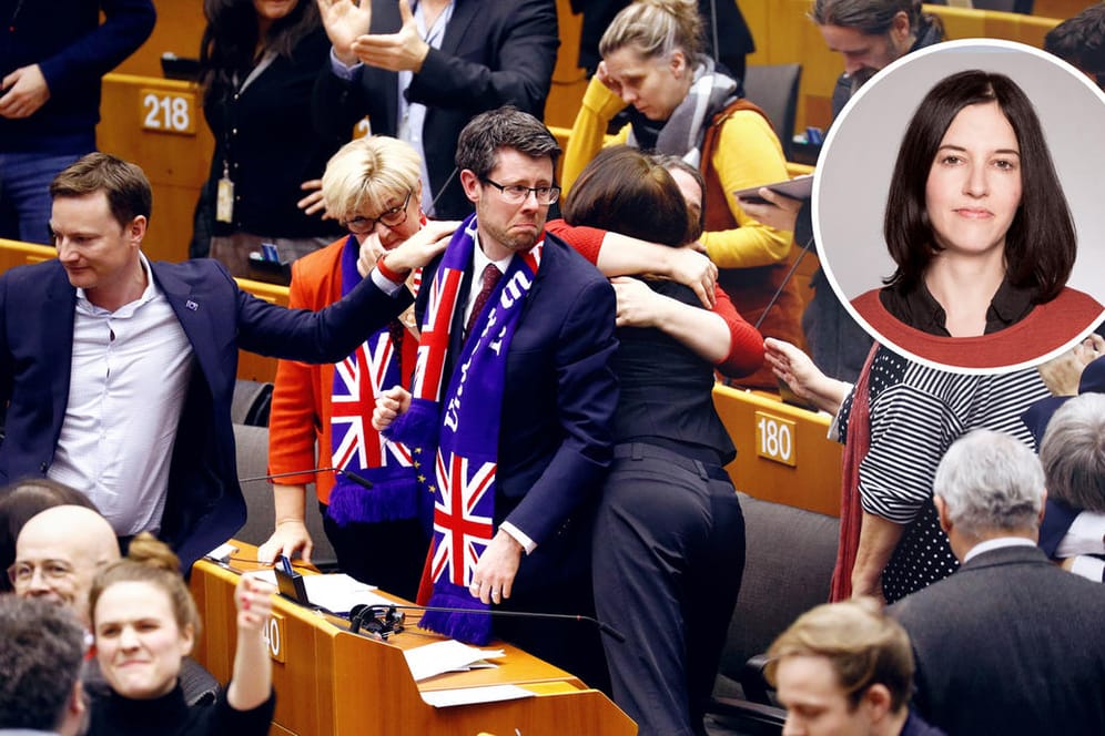Vor der Abstimmung über das Austrittsabkommen mit Großbritannien flossen Tränen im EU-Parlament – alles eine große Show, berichtet Madeleine Janssen aus Brüssel.