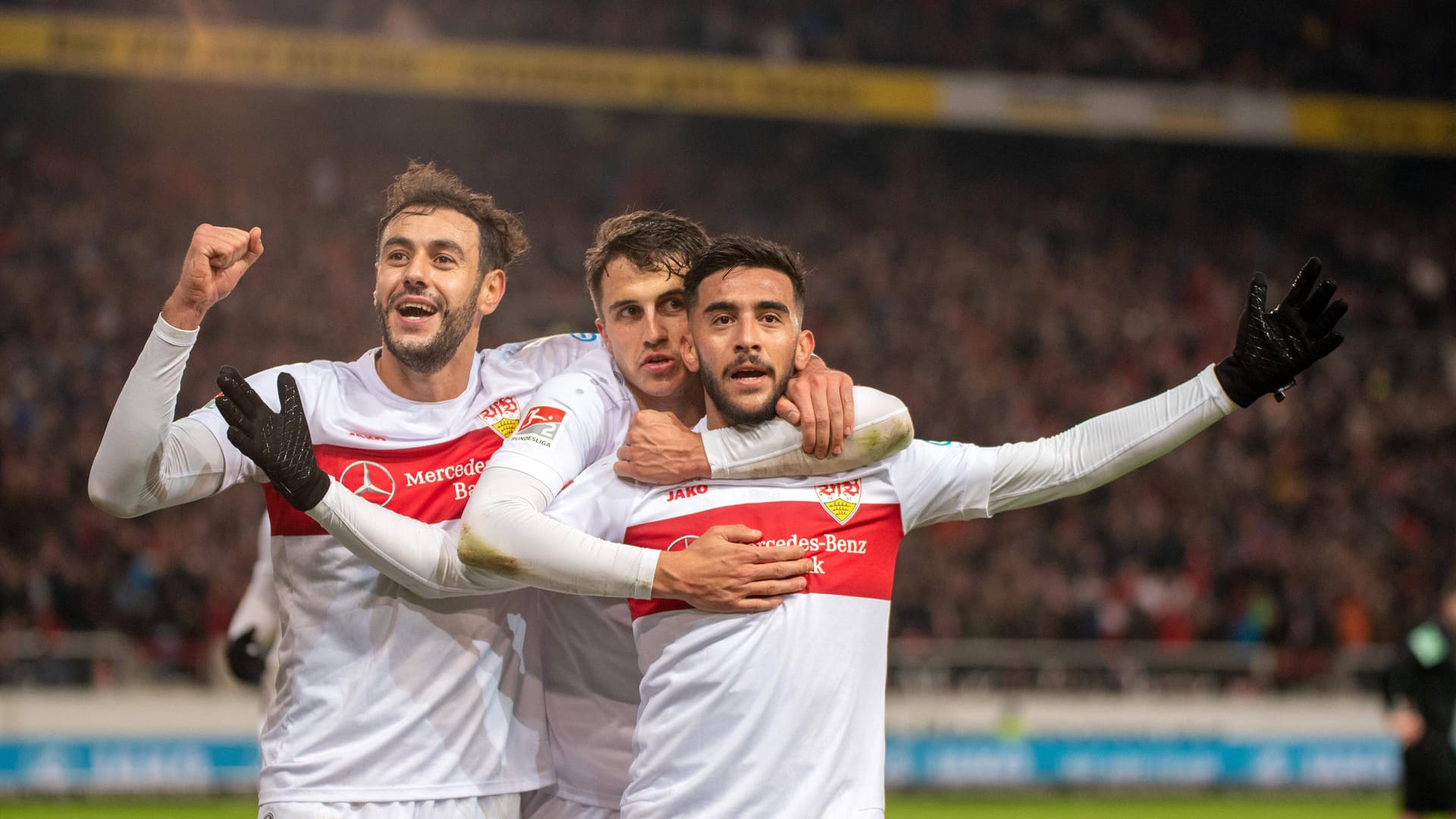 Traf für den VfB zum zwischenzeitlichen 2:0: Stuttgarts Nicolas Gonzalez.