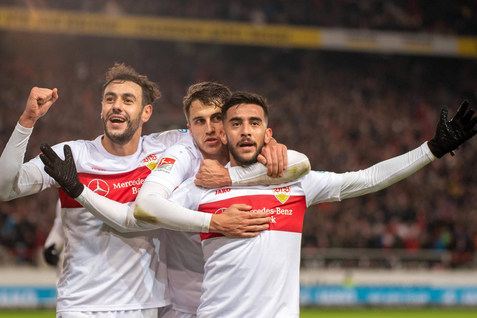 Traf für den VfB zum zwischenzeitlichen 2:0: Stuttgarts Nicolas Gonzalez.