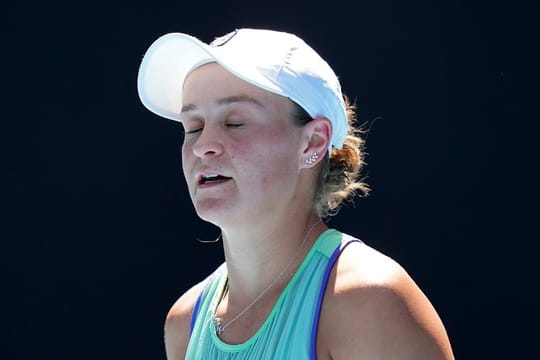 Ashleigh Barty war nach der Halbfinal-Niederlage enttäuscht.