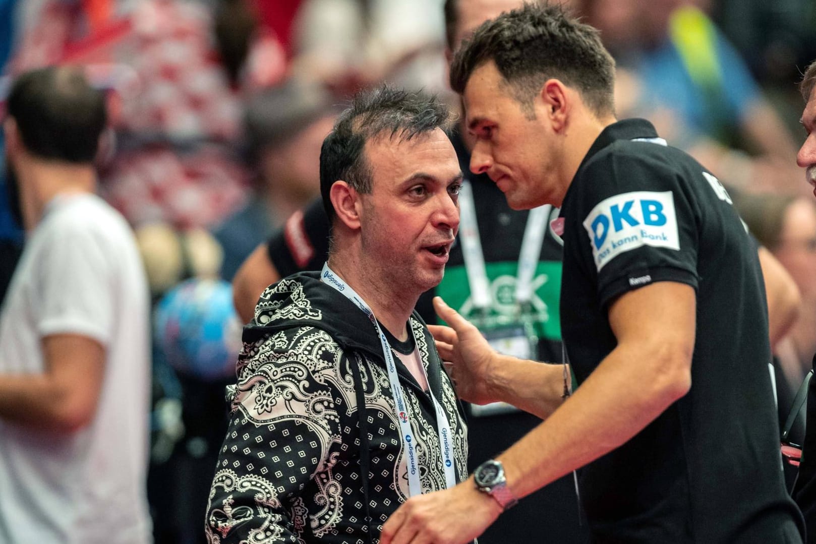 Versuchen, den deutschen Handball weiter nach vorn zu bringen: DHB-Vizepräsident Bob Hanning und Bundestrainer Christian Prokop (r.).