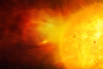 Eine Illustration der Sonne: Helio-Teleskop auf Hawaii hat nun spektakuläre Bilder der Sonnenoberfläche geliefert.