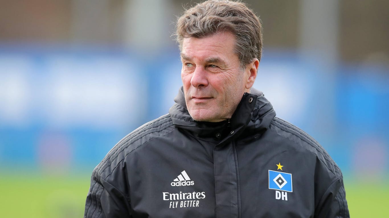 Dieter Hecking: Der HSV-Coach kann sich den Job als Bundestrainer vorstellen.