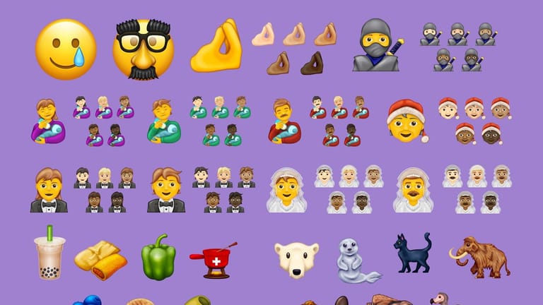 Neue Emojis: Für 2020 hat das Unicode-Konsortium 117 neue Textzeichen vorgestellt.