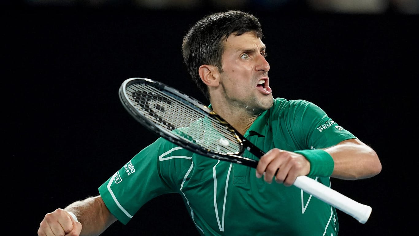 Zog in "Down Under" ins Endspiel ein: Tennis-Topstar Novak Djokovic.