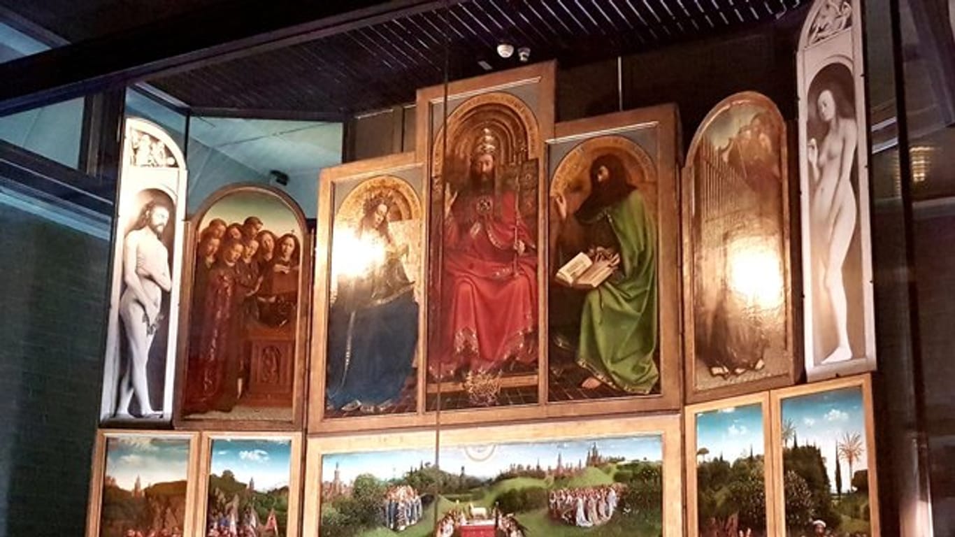 Der Genter Altar ist das berühmteste Werk von Jan van Eyck.