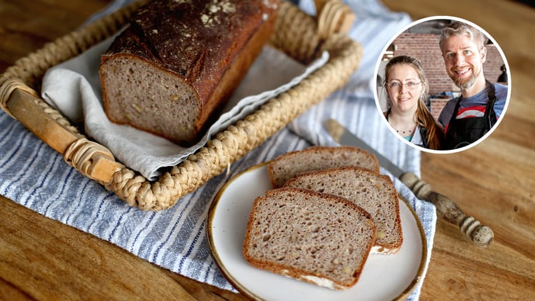 Walnussbrot: Frisch aus dem Ofen schmeckt es besonders lecker.