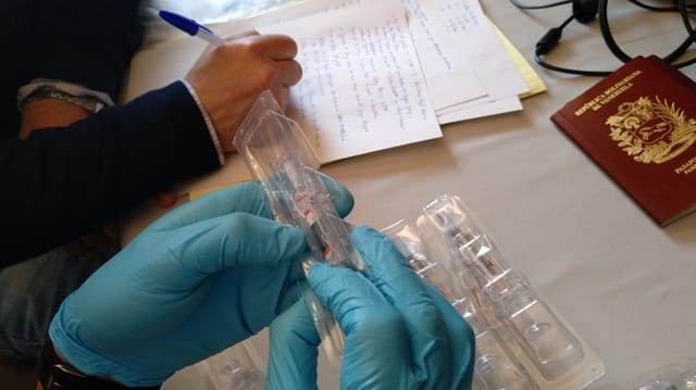 Doping-Ring ausgehoben: Beim Einsatz in Barcelona wurden auch Spritzen beschlagnahmt.