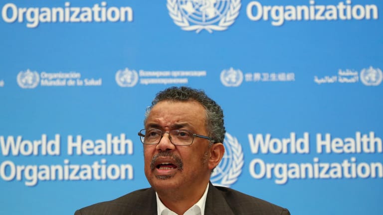 WHO-Generaldirektor Tedros Ghebreyesus ruft den globalen Gesundheitsnotstand aus.