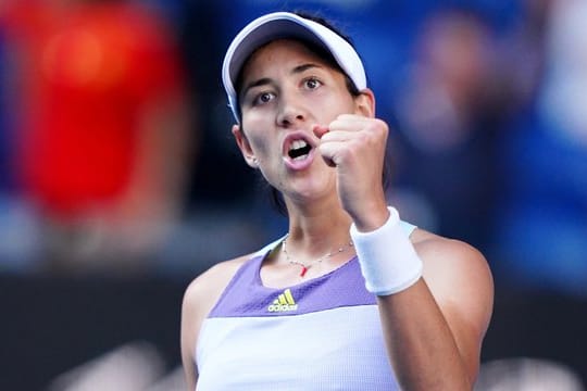 Steht zum ersten Mal im Finale der Australian Open: Garbiñe Muguruza.