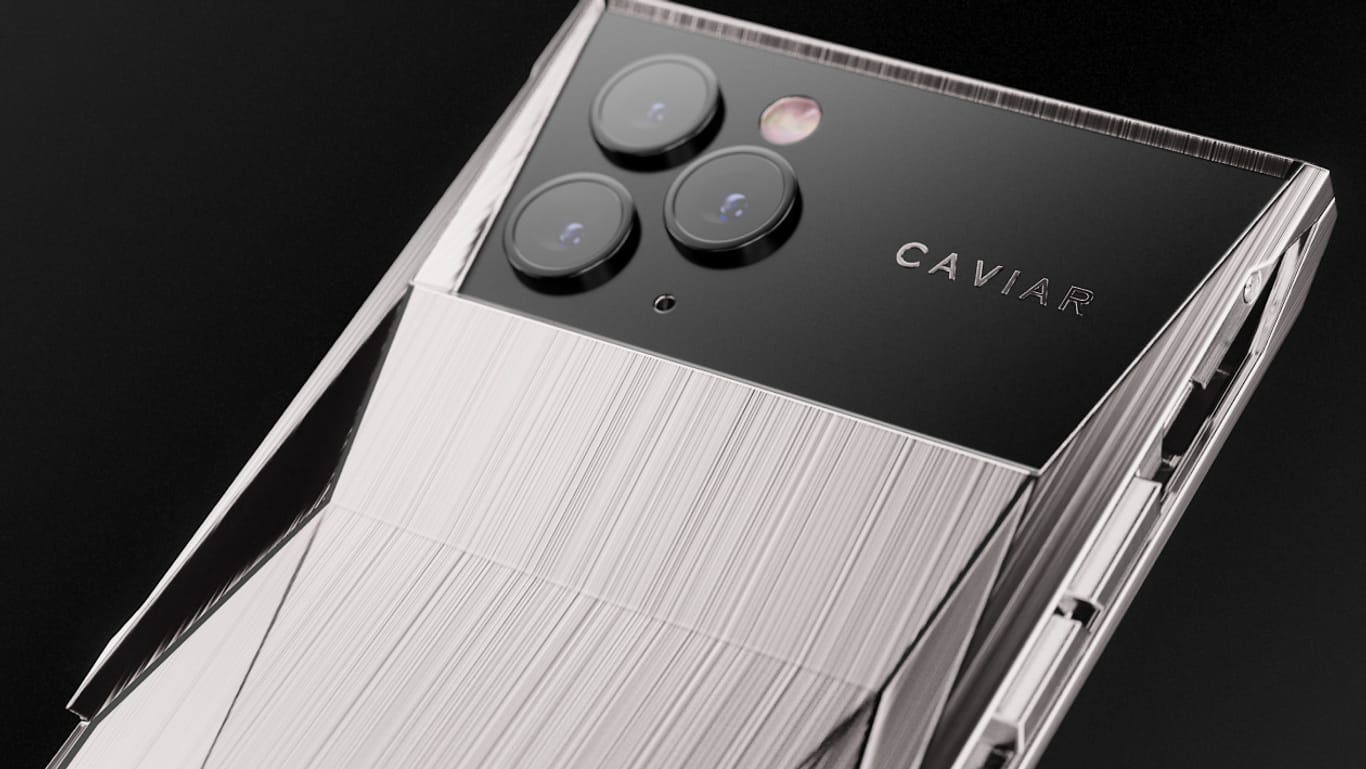Das "Caviar-iPhone": Eine russische Luxusmarke hat dem iPhone 11 ein eigenwilliges Design verpasst.