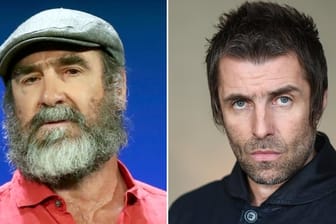 Sie verstehen sich: Eric Cantona und Liam Gallagher.