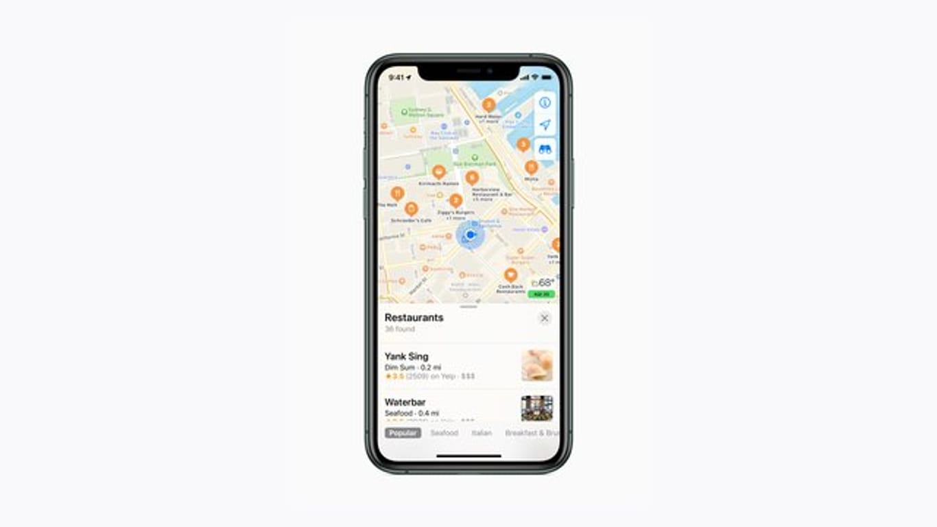 Für alle, die zu Fuß unterwegs sind, stellt Apples Karten-App Maps bald mehr Daten und Infos bereit.