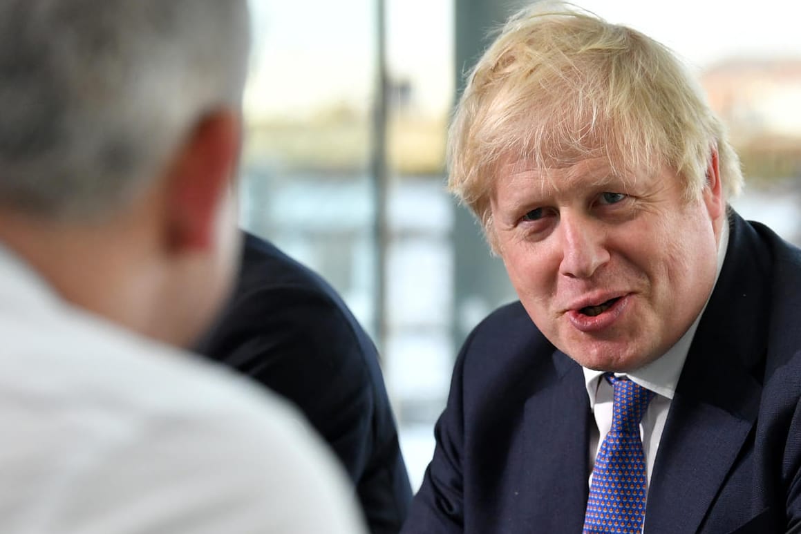 Boris Johnson am letzten Tag der EU-Mitgliedschaft Großbritanniens: Vor dem Premierminister liegt ein weiteres Jahr anstrengender Verhandlungen mit Brüssel.