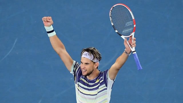 Nach dem Sieg im Halbfinale geht es für Dominic Thiem nun gegen Novak Djokovic. Nach dem Sieg im Halbfinale geht es für Dominic Thiem nun gegen Novak Djokovic.