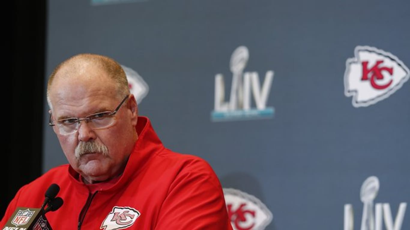 Will mit den Kansas City Chiefs das Stigma loswerden, keine großen Spiele gewinnen zu können: Trainer Andy Reid.